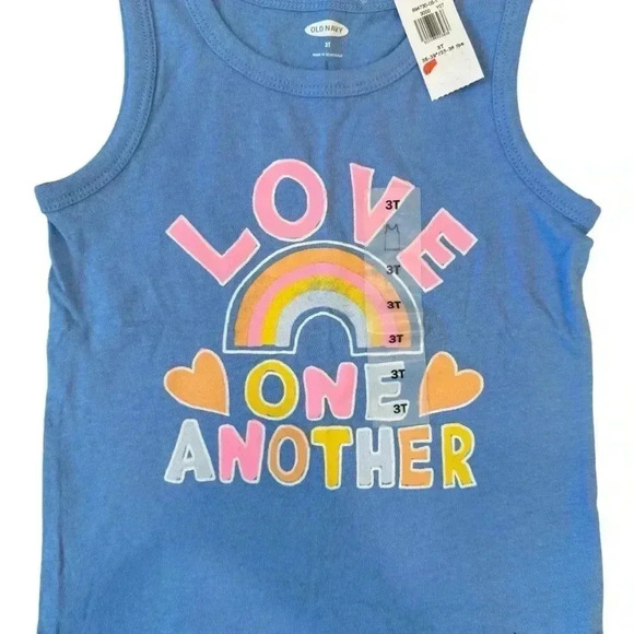 Old Navy Unisex Graphic Tank Top for Toddler - Picture 2 of 4